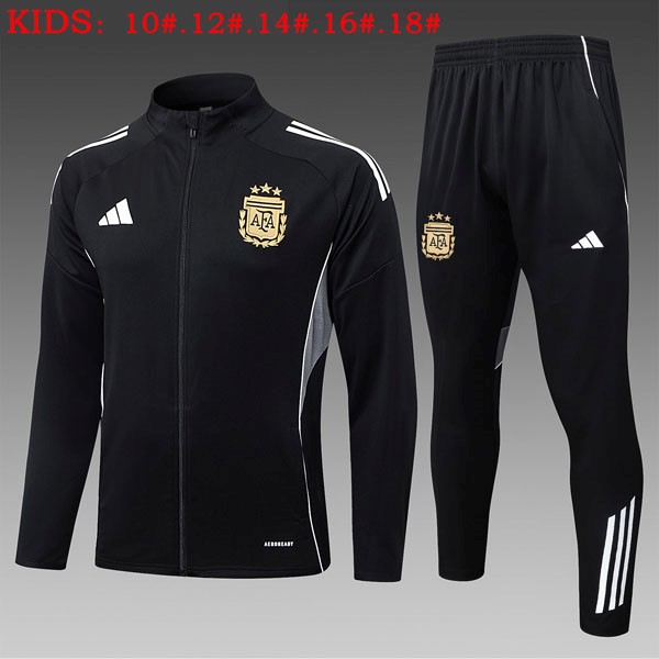 Ninos Chandal Argentina 2026-2027 Negro